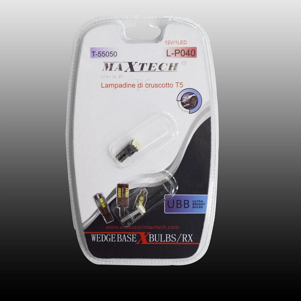 Trade Shop - Lampadine Di Cruscotto T5 Maxtech L-p040 12v / 1led Lampadine Ultra Luminose -