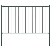 Pannello Recinzione e Pali Acciaio Verniciato 1,7x1m Antracite cod mxl 59513