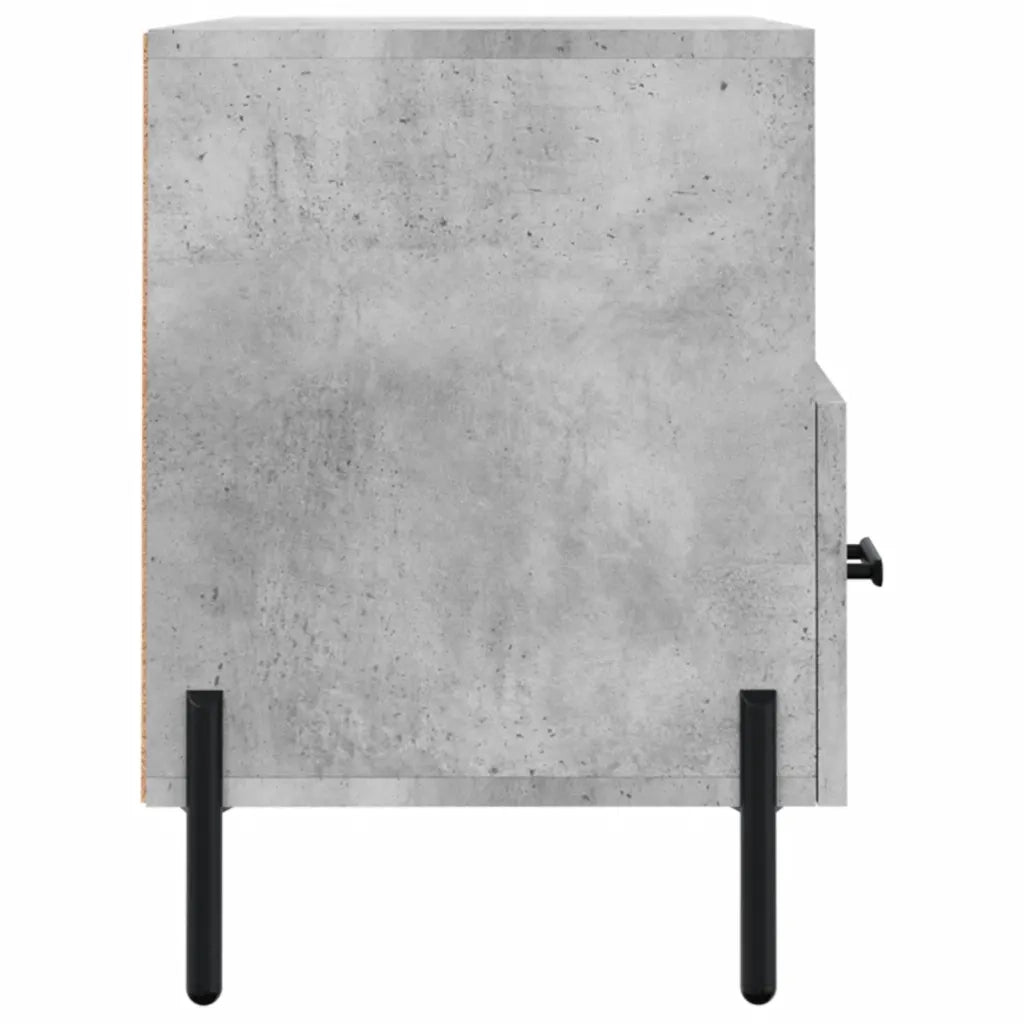 Mobile per TV Grigio Cemento 80x36x50 cm Legno Multistrato 828984