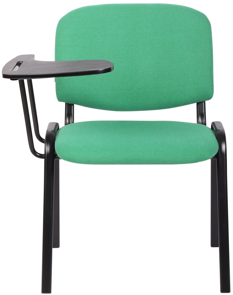 Set di 4 sedie Ken in tessuto con tavolo pieghevole verde