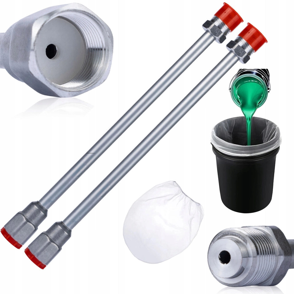 Set di Accessori per Verniciatura Rosfix – Lancia 30cm e 100cm, Sito 20L | Alta Pressione 290 Bar, Filettatura 7/8"