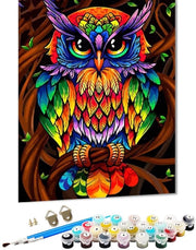Kit di pittura acrilica per adulti - set di colore - tela 40 x 50 cm - ecosostenibile - adatto a principianti - pittura da assemblaggio