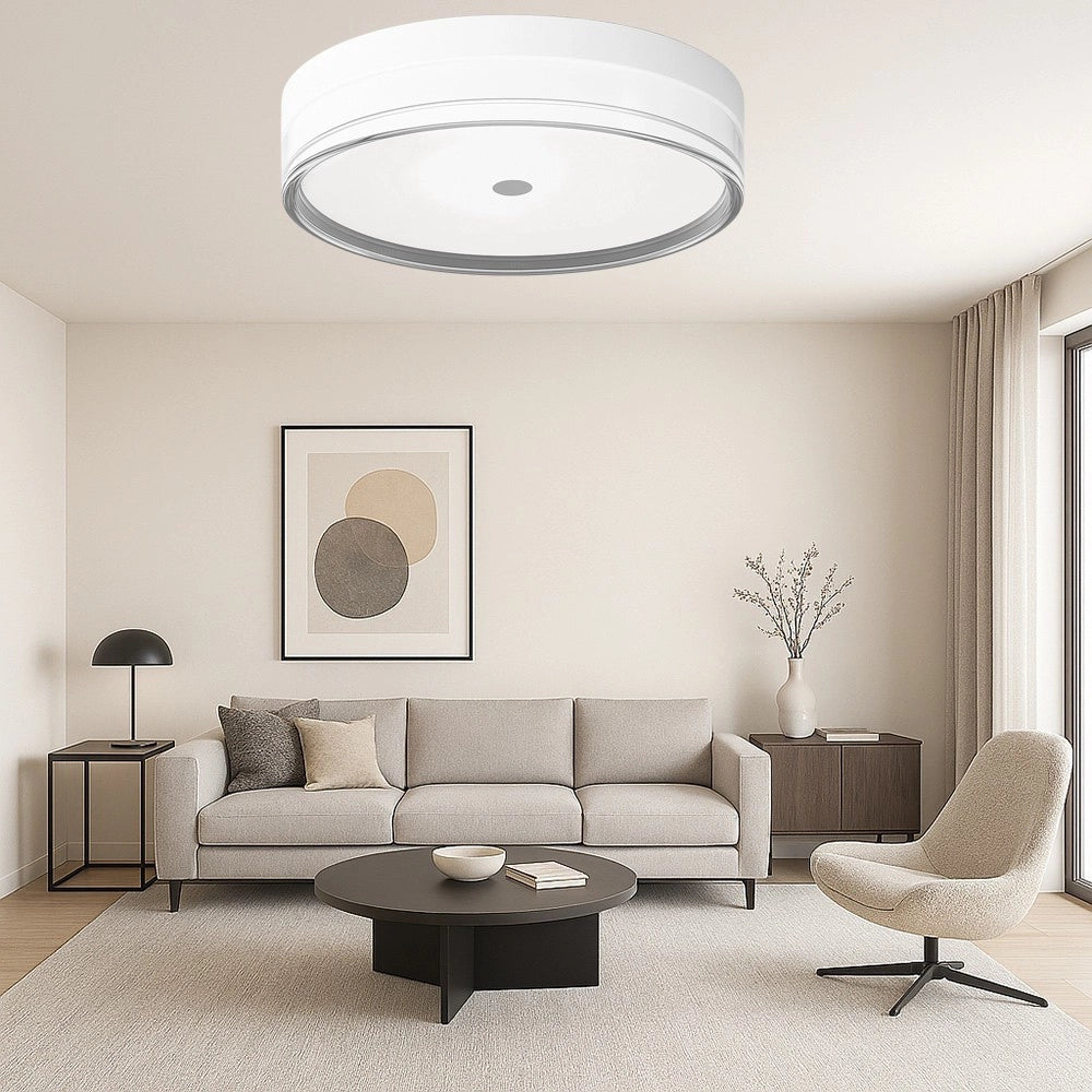 Trade Shop - Plafoniera Led 18w A Soffitto Moderna Tecnologia Cct 3 Tonalità Selezionabili Bl230-3c -
