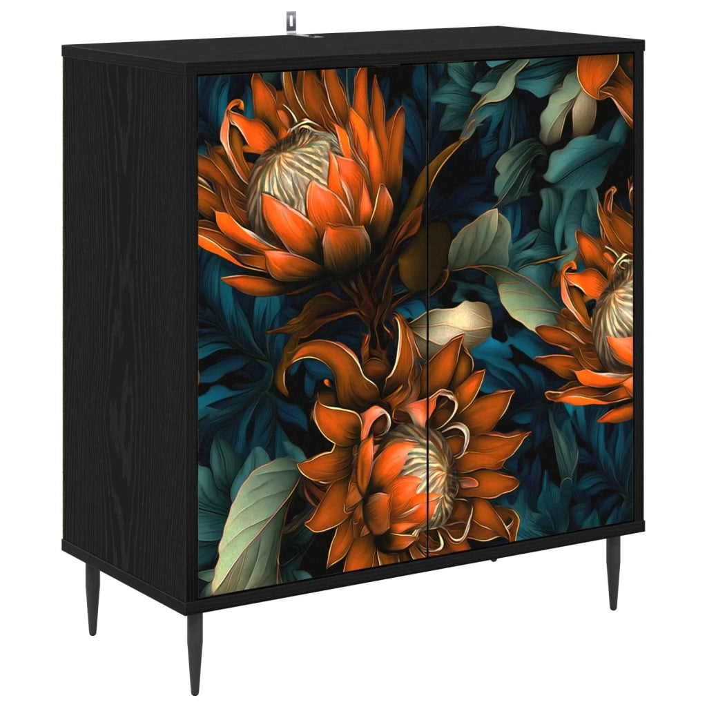 Credenza LOCHEM Rovere Nero 69 x 33 x 76 cm 8006930
