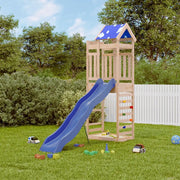 Set da Gioco da Esterno in Legno Massello di Pino