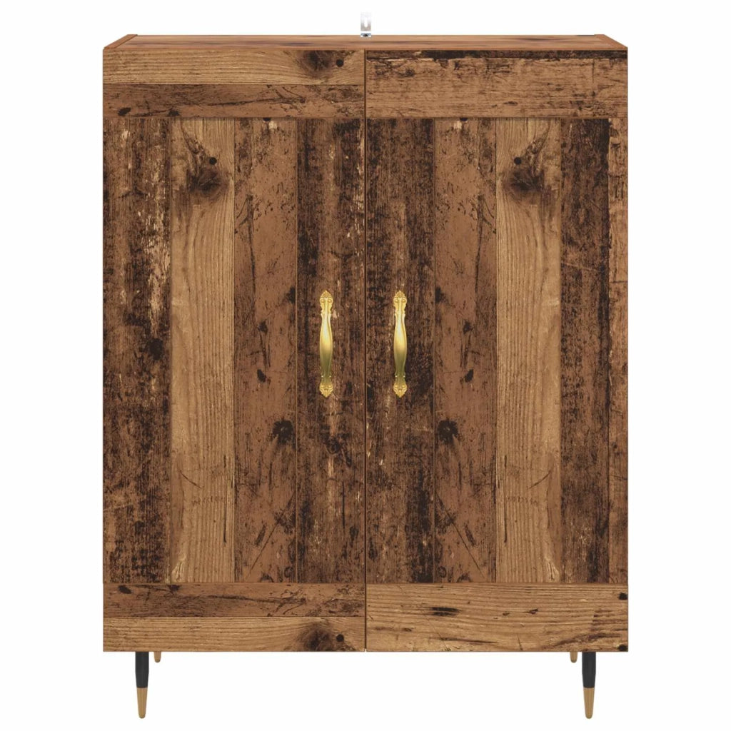 Credenza | Madia | Buffet da pranzo | Armadio da pranzo Legno vecchio 69,5 x 34 x 90 cm Legno multistrato