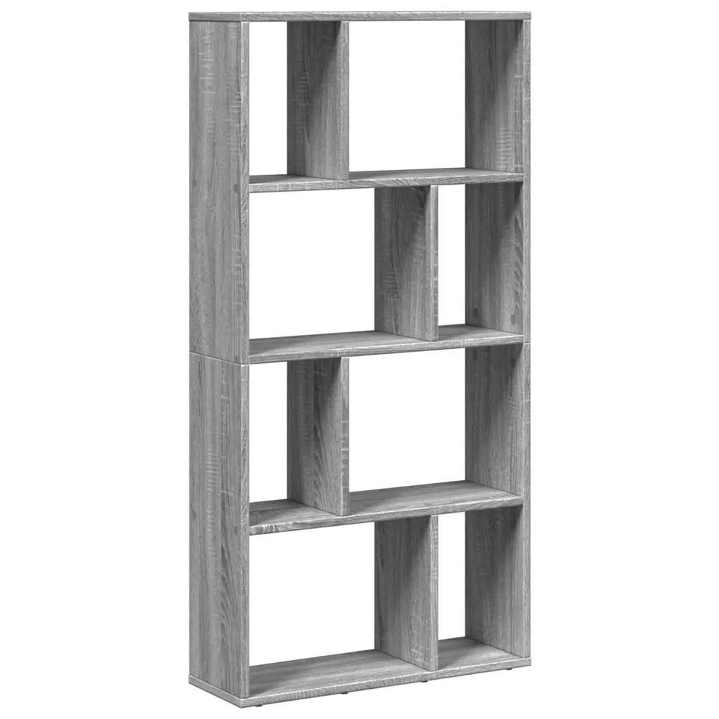 Libreria Grigio Sonoma 60x20x120,5 cm in Truciolato 858152