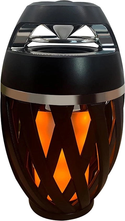 Parlante Bluetooth Senza Fili 5.0 Esterno Con Atmosfera di Fiamma Portatile Parlante TWS LED a Fiamma - Alta Qualità di Suono Amplificato