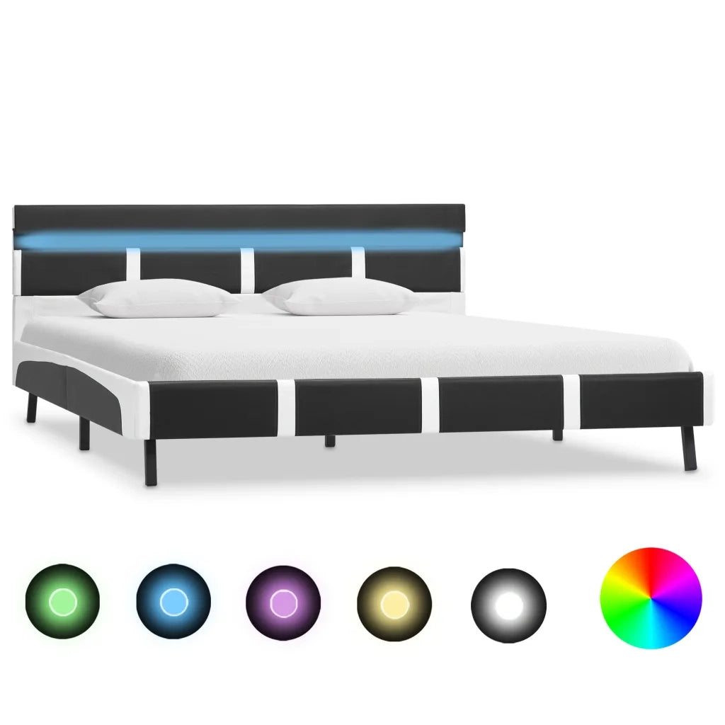 Giroletto con LED Grigio in Similpelle 120x200 cm cod mxl 64452