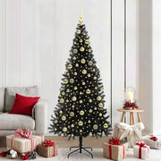 Albero di Natale con 300 LED con supporto Nero 210 cm PVC 3396491