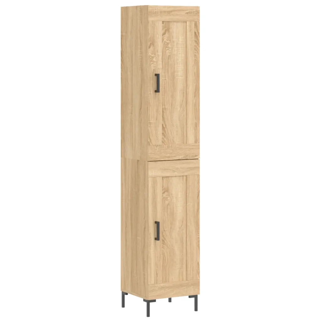 Credenza Rovere Sonoma 34,5x34x180 cm in Legno Multistrato 3200452