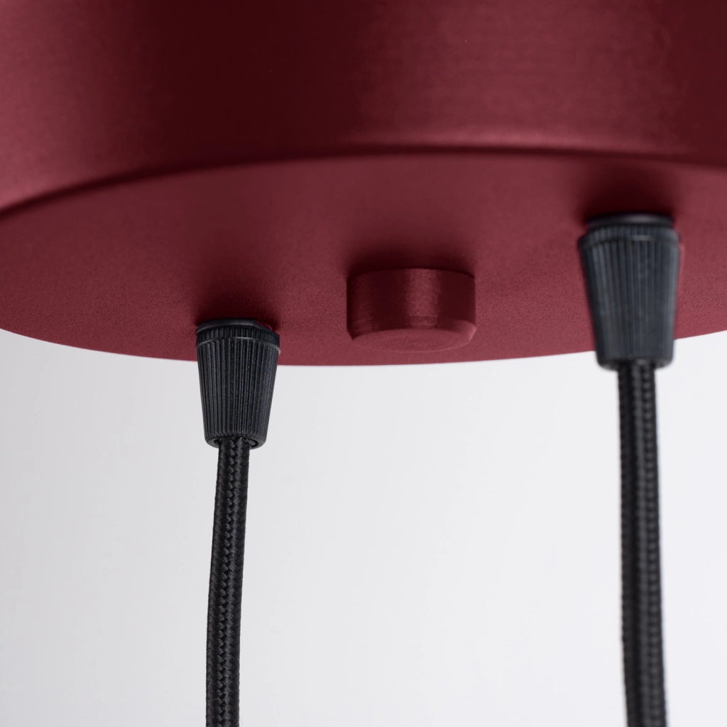 Lampada a sospensione HALO 2P bordeaux
