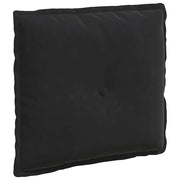 Cuscino per Schiena | Cuscino dorsale Nero 50 x 45 cm Tessuto in Cords