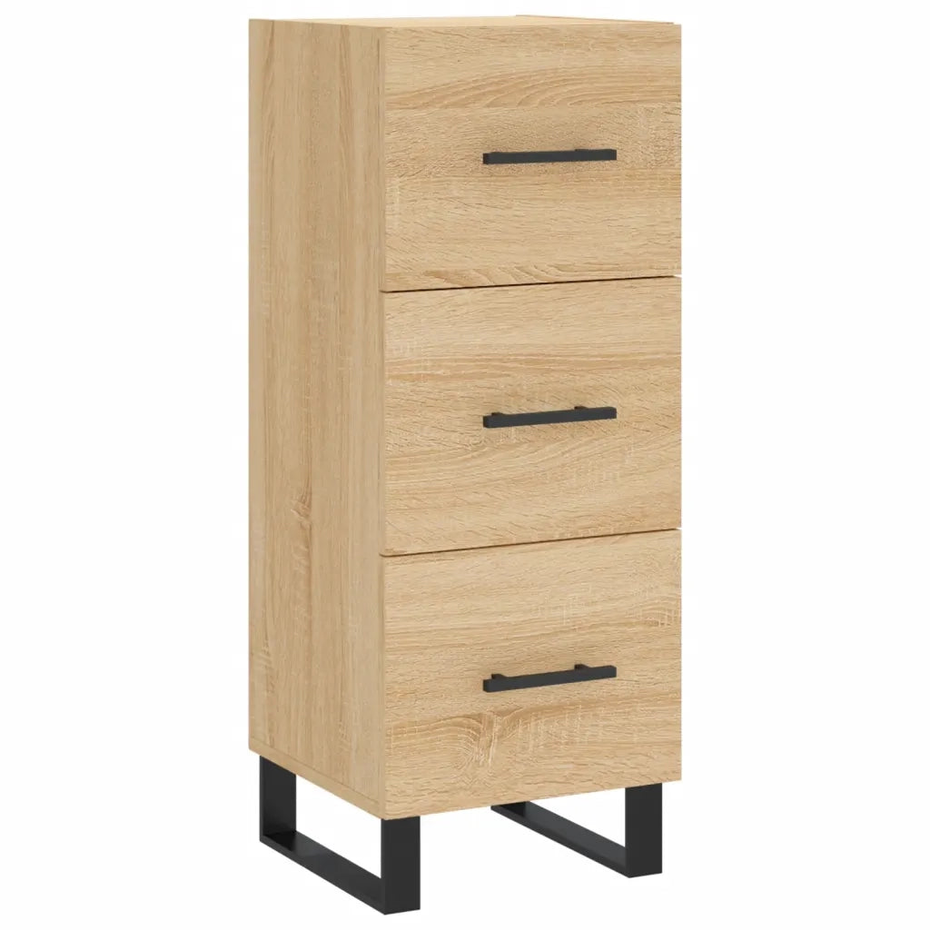 Credenza-Buffet-Armadio da cucina Rovere Sonoma 34,5x34x90 cm in Legno Multistrato 236672