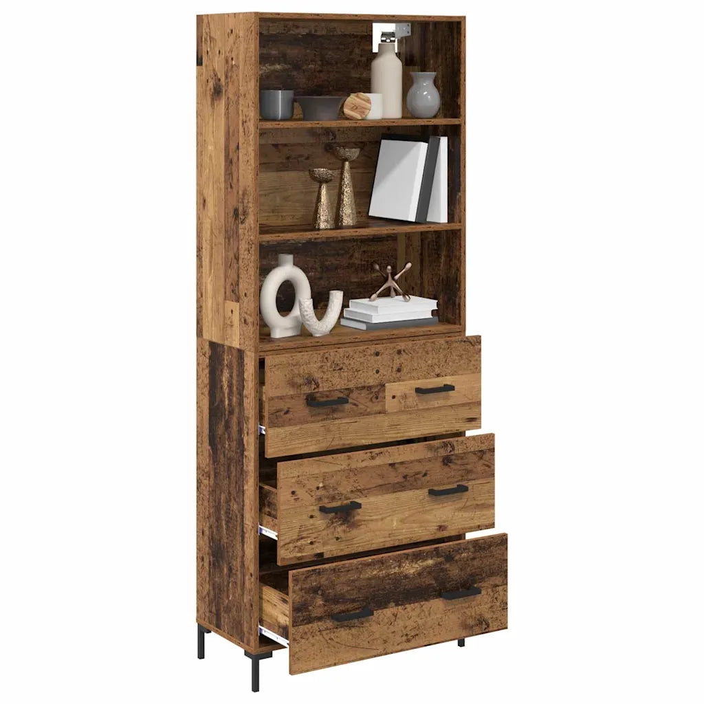 Credenza Legno vecchio 69,5 x 34 x 180 cm Legno multistrato 3415639