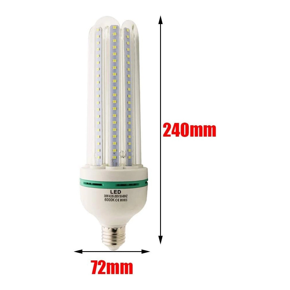 Trade Shop - Lampada Lampadina 4u A Led Da 30w Luce Fredda O Calda Basso Consumo Attacco E27 -