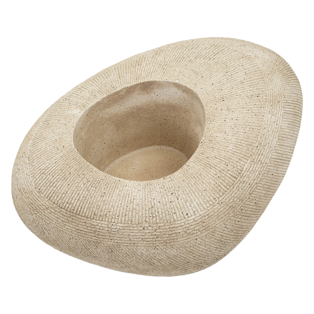 Gaga, Vaso Finitura Effetto Marmo, Bianco Marmo