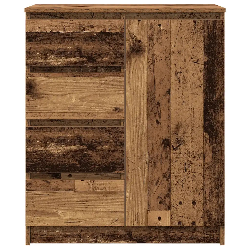 Credenza con Cassetti Legno Antico 71x35x84 cm in Truciolato 861587