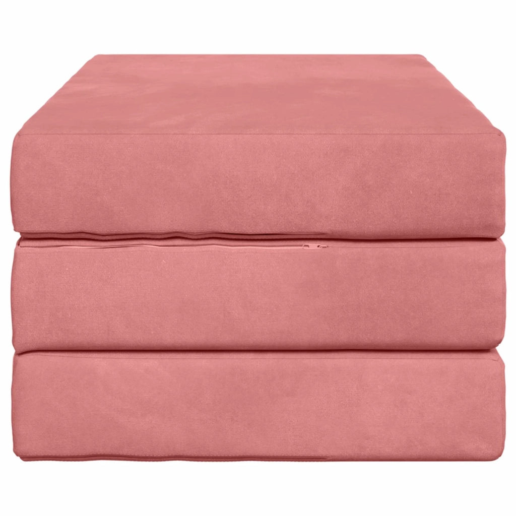 Divano Letto Pieghevole 80 x 67 x 45 cm Rosa 900182