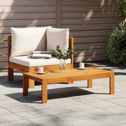 Set Divani da Giardino 2pz con Cuscini Legno Massello di Acacia
