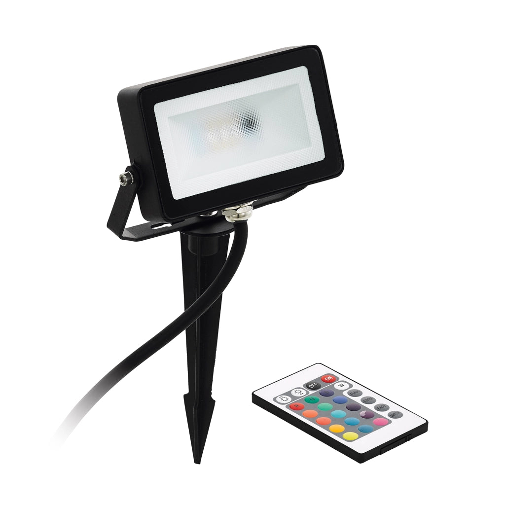 Faretto Picchetto Esterno Moderno Faedo 4 Alluminio Nero Led