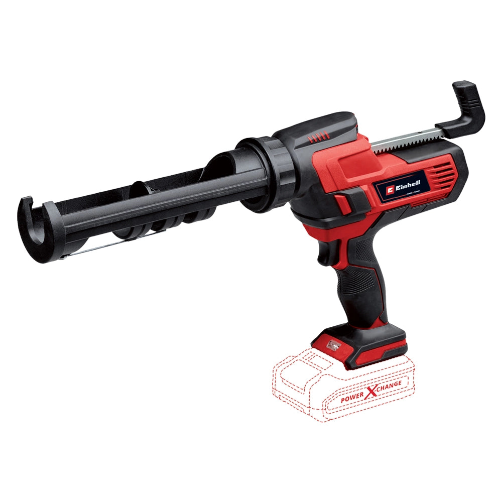 PISTOLA PER SILICONE A BATTERIA 'TE-SG 18/10 Li SOLO' per cartuccia da 310 ml  - EINHELL