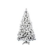 Amicasa 8009534015575 Albero Natale Sintetico Verde innevato colore Verde
