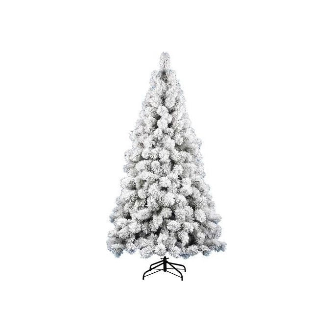 Amicasa 8009534015575 Albero Natale Sintetico Verde innevato colore Verde
