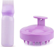 Applicatore di olio capillare per massaggi alla radice con applicatore di fiala e setole per massaggi alla radice - accessori per la cura dei capelli