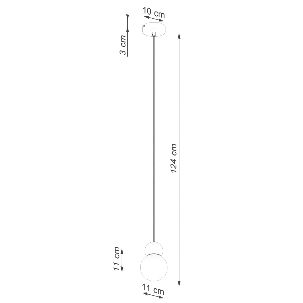 Lampada sospensione Kalevi vetro bianco legno G9 Pure Lume