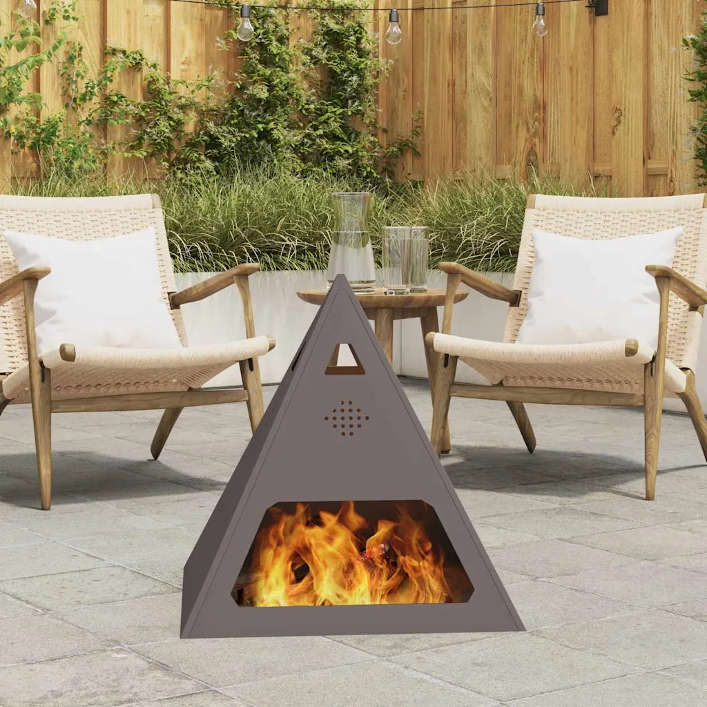 Focolare Nero 50 x 50 x 51 cm Acciaio CFW3282042