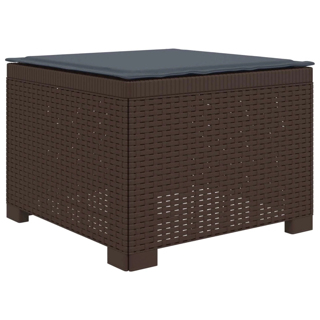 Divano da giardino 4 posti con cuscini aspetto rattan PP 3443949