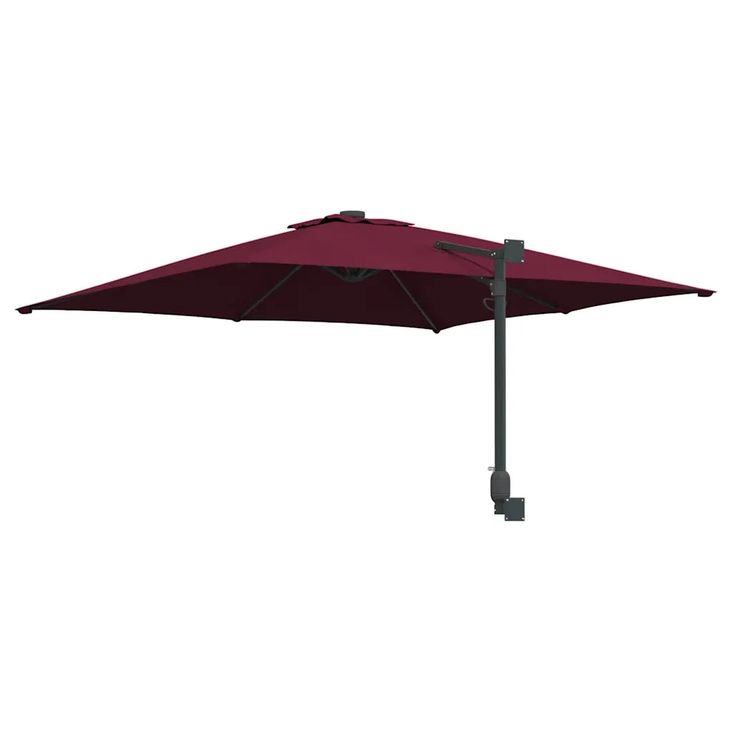Ombrello da giardino Rosso Bordeaux 248,5 x 247,5 x 160 cm 42003239