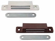 CRICCHETTO MAGNETICO RETTANGOLARE GIGANTE- - mm.87x20x15h.  in plastica marrone - 25 pezzi