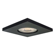 Faretto incasso Lagos quadrato nero IP65 GU10 Light Prestige
