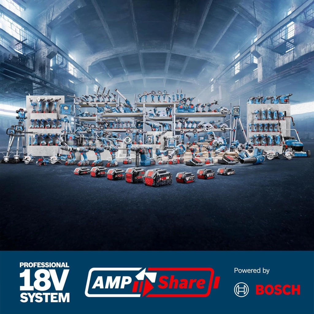 Bosch Professional 18V System Trapano Avvitatore con Percussione a Batteria GSB 18V-45 (Velocità di Rotazione di 1.900 giri/min, 2 Batterie da 2.0 Ah, GAL 18V-20, in L-BOXX)