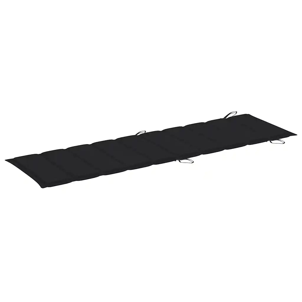 Lettino Prendisole a Dondolo con Cuscino in Massello di Teak cod mxl 44847