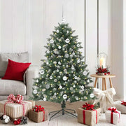 Albero di Natale artificiale con 150 LED Verde 150 cm 3395226
