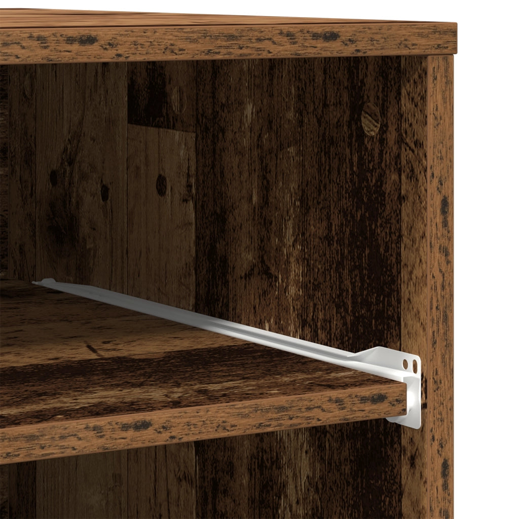 Supporto per Stampante con Ruote Legno Vecchio 60x48x74 cm