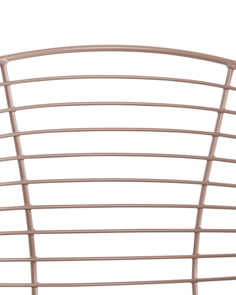 Set di 2 sedie da pranzo in metallo beige design ecopelle Nero cuscino per sedile Glam Industrial Modern
