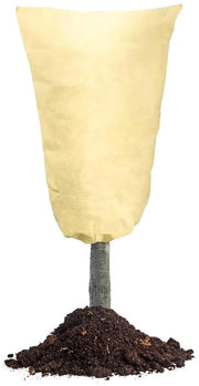 Protezione invernale per piante in vaso 120x180cm, protezione per piante invernale 80g/m² telo beige anti-gelo applicare sulle piante palma, agrume, piante in vaso