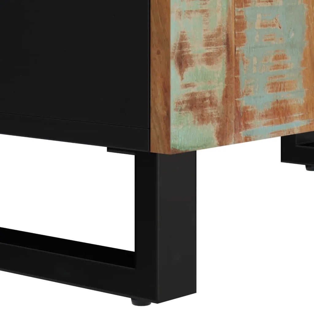 vidaXL Set Mobili da Bagno 2 pz in Legno Massello di Recupero