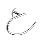 Anello Portasciugamani Bagno Moderno in Acciaio One Duo Cromo