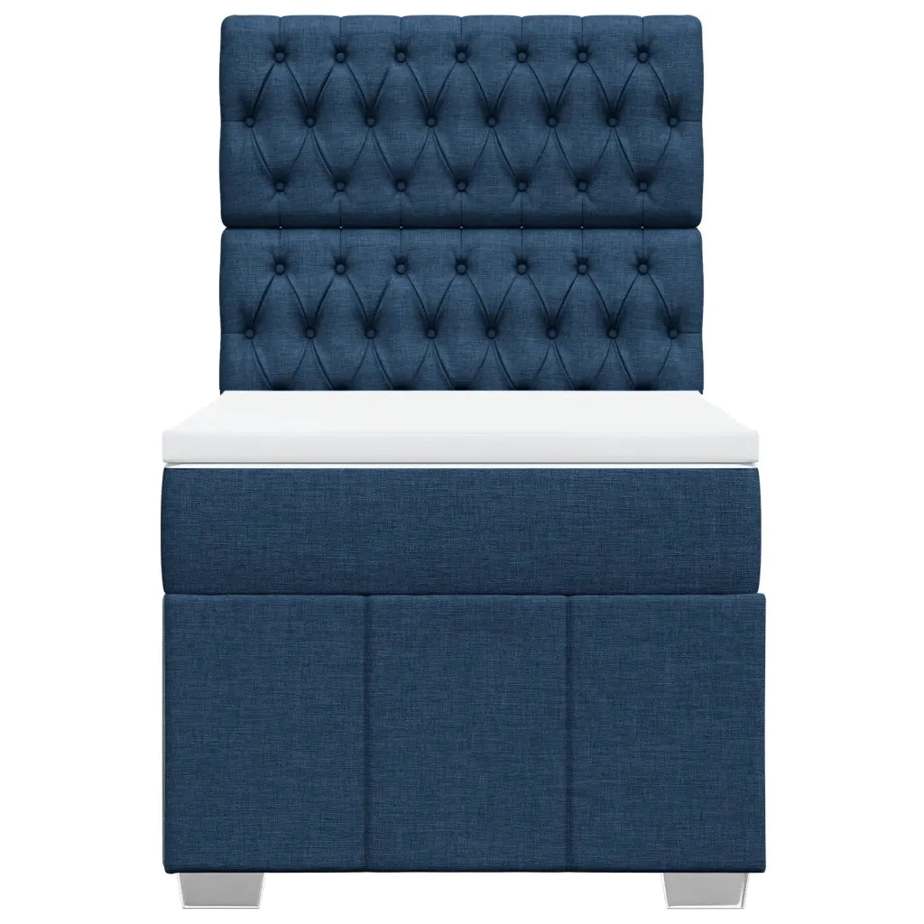 Giroletto a Molle con Materasso Blu 90x200 cm inTessuto 3293864