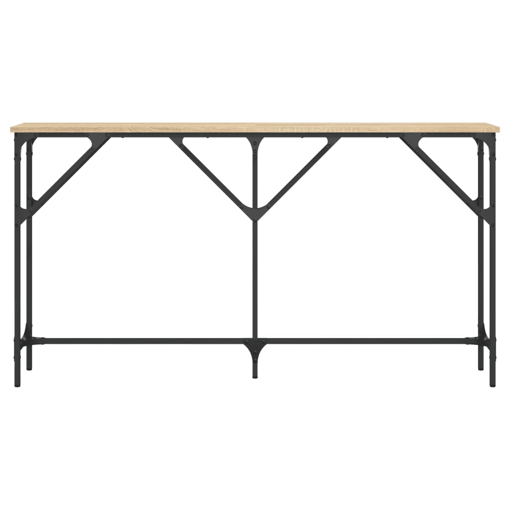Tavolino Consolle Rovere Sonoma 140x23x75 cm Legno Multistrato 837773