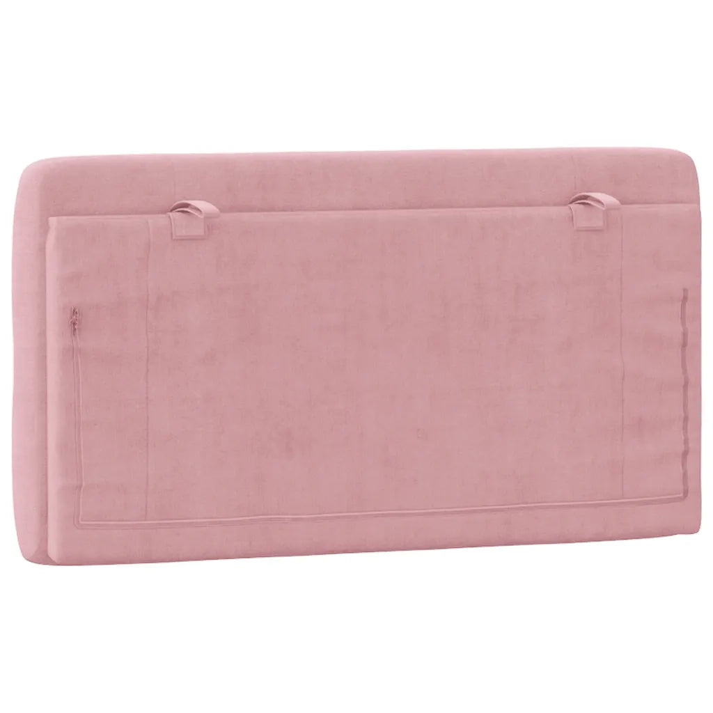 Cuscino Testiera Rosa 100 cm in Velluto CFW9694711