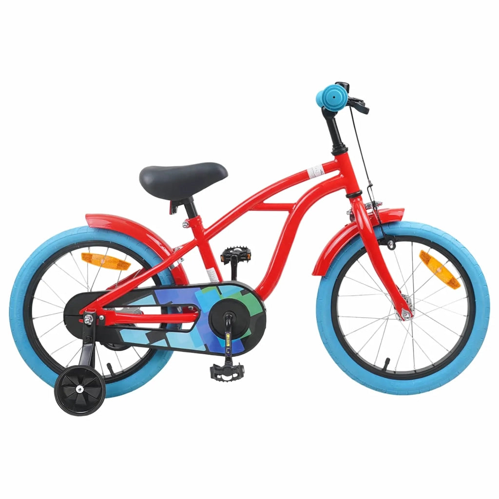 Bicicletta per Bambini | Bici per bambini 16 Pollici per bambini di 4-6 anni Rosso