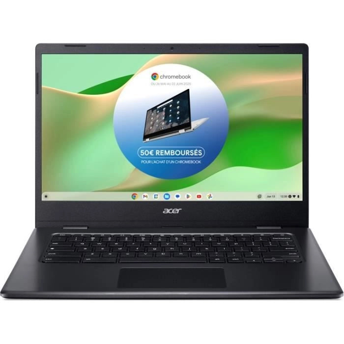 Acer Laptop - Chromebook CBOA314-1H-C286 - Chrome OS - 14 FHD - Intel Celeron N4500 - 4 GB di RAM - 128 GB eMMC - Durata della batteria 10,5 ore