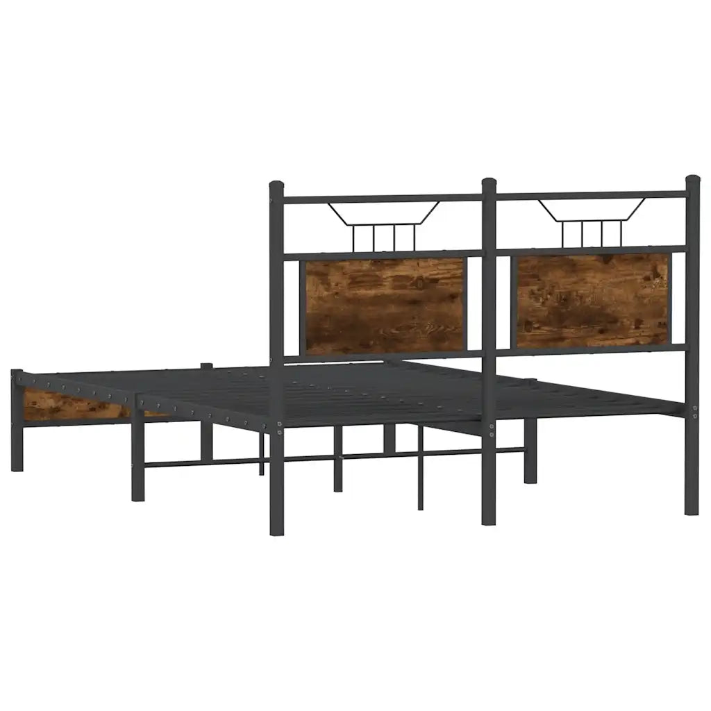 Giroletto senza Materasso Rovere Fumo 120x190 cm in Truciolato