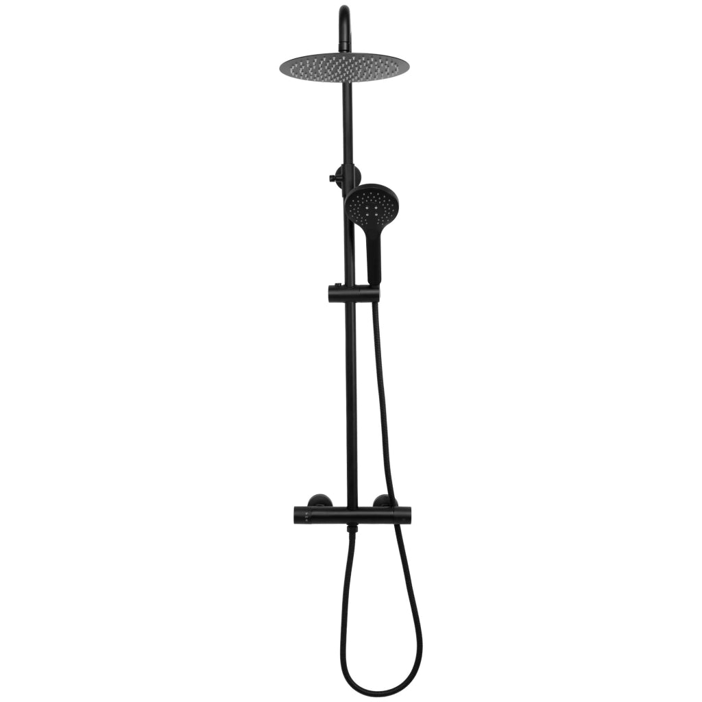 Set Doccia Con Termostato Rea Vincent Black